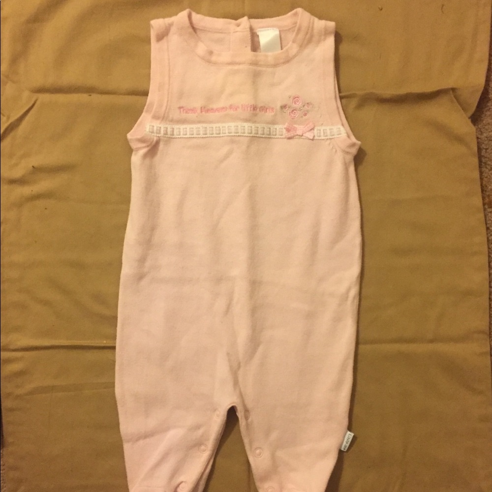 Boutique overalls thank heaven for little girls